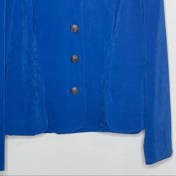 Vintage Leslie Fay Skirt Set Blue - Picture 13 of 15